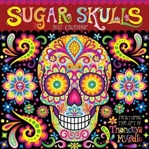 Sugar Skulls 2017 Wall Calendar