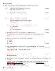 Suggested Answers To Revision Exercises 1 Of Textbook Kindle Editon