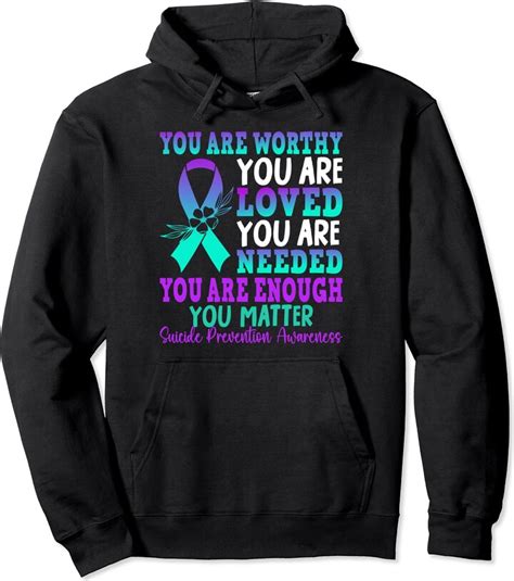 Suicide Awareness Sweatshirts: A Beacon of Hope and Solidarity