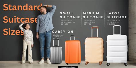 Suitcase Sizes Chart