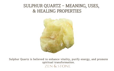 Sulfur Quartz: A Comprehensive Guide to Its Properties, Benefits, and Applications