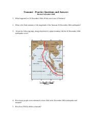 Sumatra Earthquake And Tsunami Lab Answers Doc