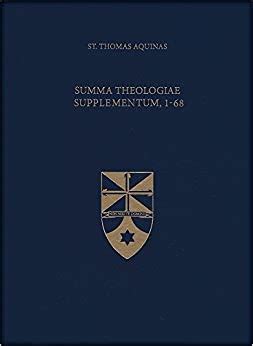 Summa Theologiae Supplementum 1-68 Latin-English Opera Omnia Epub