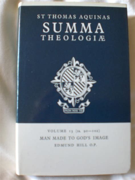 Summa Theologiae Volume 13 Man Made to God s Image 1a 90-102 v 13 PDF