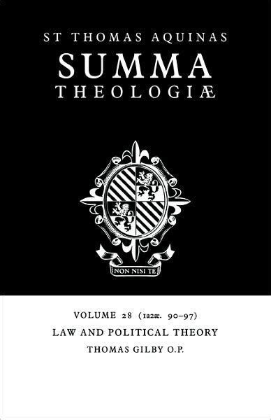 Summa Theologiae Volume 29 The Old Law 1a2ae 98-105 Epub