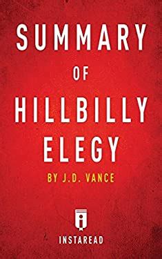 Summary of Hillbilly Elegy by JD Vance  Kindle Editon