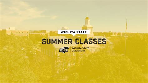 Summer Catalog Of Classes For Wichita State University