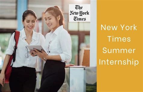 Summer Marketing Internships in New York City: A Gateway to Success