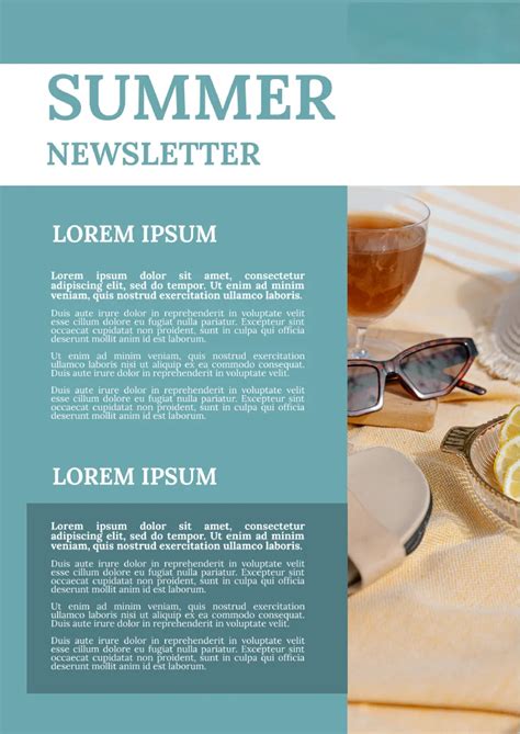 Summer Newsletter Template
