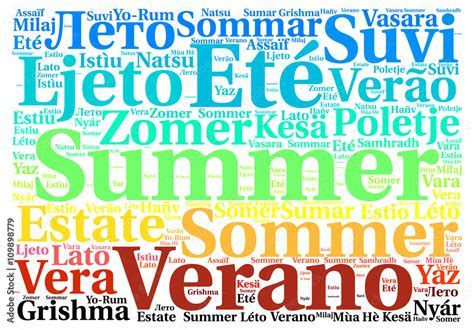 Summer in Different Languages: A Linguistic Journey