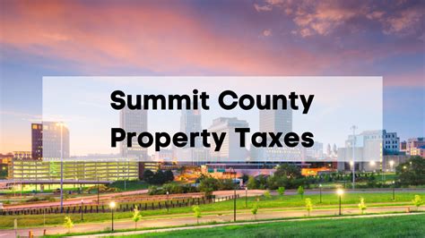 Summit County Ohio Property Tax Breakdown: A Guide for Homeowners