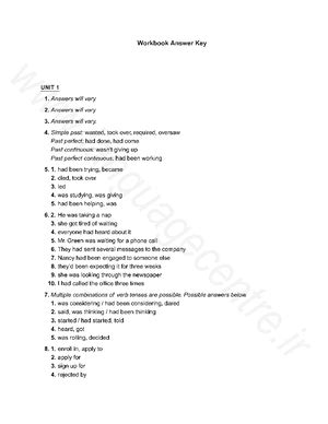 Summit English Workbook Answer Key Reader