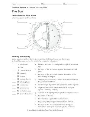 Sun Review And Reinforce Answer Key Doc