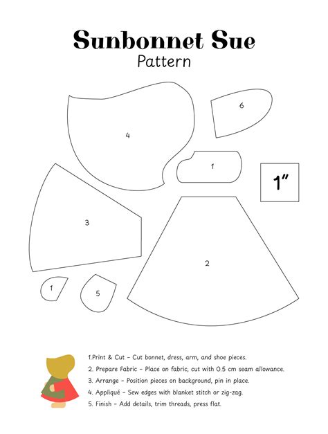 Sunbonnet Sue Template
