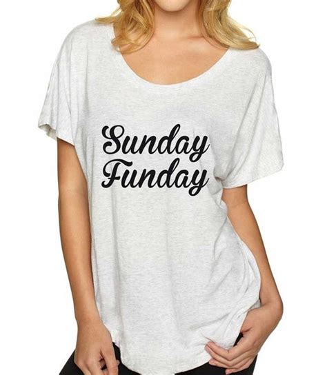 Sunday Funday Tee Shirts: The Perfect Way to Relax and Have Fun This Weekend