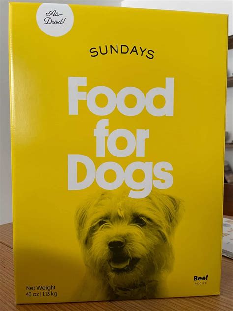 Sundays dog food for brain health