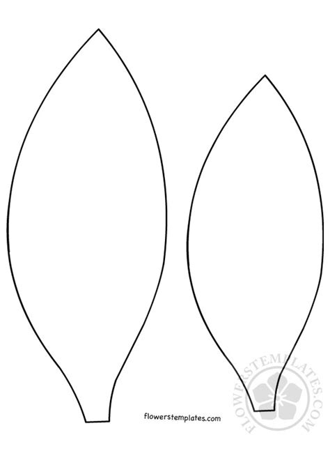 Sunflower Petals Template