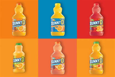 Sunny D Nutrition Chart