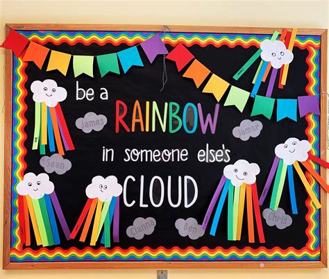 Sunny Rainbow Bulletin Board Kindle Editon