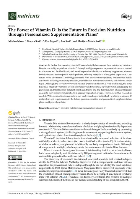 Sunnydddd: The Transformative Power of Personalized Vitamin D Supplementation