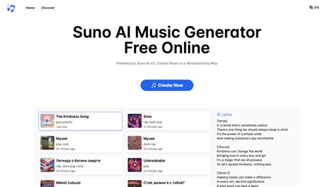 Suno AI Music Generator Free: Create Your Own Music Without Limits