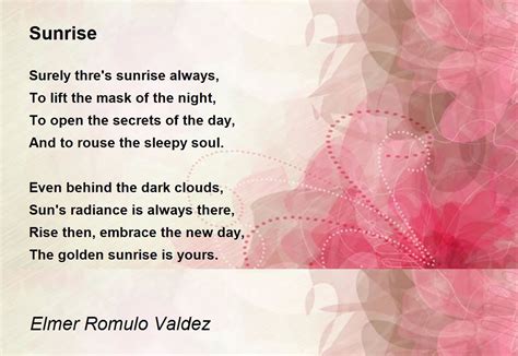 Sunrise Dreams And Other Poems... Kindle Editon