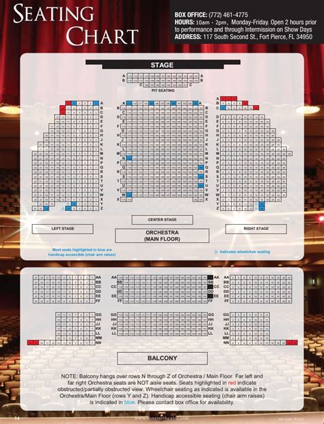 Sunrise Theater Seating Chart