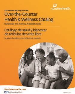 Sunshine Health Over The Counter Catalog