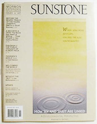 Sunstone Magazine November 2001 Issue 120 Kindle Editon