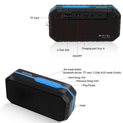 Sunvito Portable Ultra small Bluetooth Speaker Built  Doc