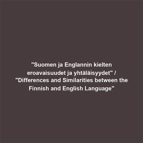 Suomen ja Englannin kauppa