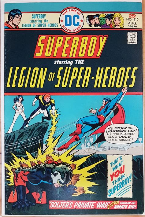 Superboy Starring the Legion of Super-heroes No 210 August 1975 Kindle Editon