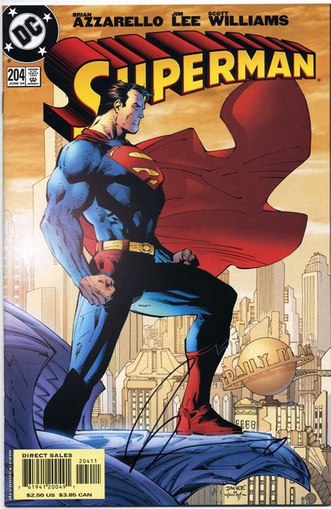 Superman 204 Comic Autographed By Jim Lee M NM PDF