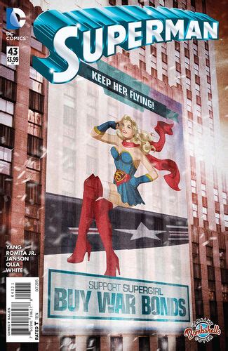 Superman 43 Bombshells Variant Cover Reader