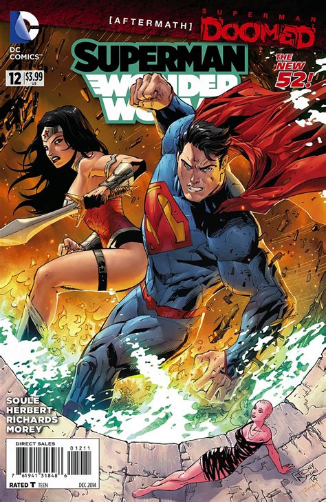 Superman Wonder Woman 12 Monsters Variant Doc