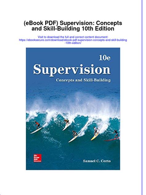 Supervision: Concepts and Skill-Building Ebook Reader
