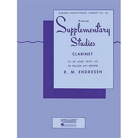 Supplementary Studies: Clarinet (Rubank Educational Library No. 20) Kindle Editon