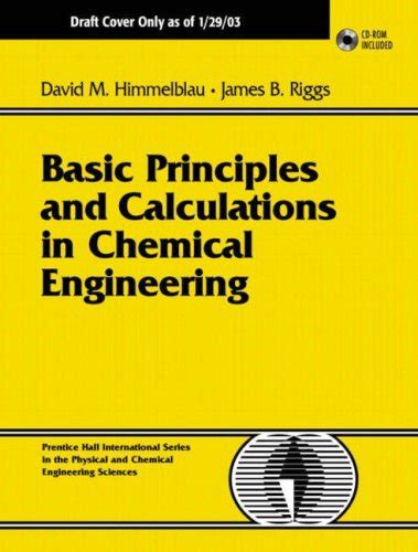 Supplimentary Problems for Bacis Principles and Calculations in Chemical Engineering Ebook Epub