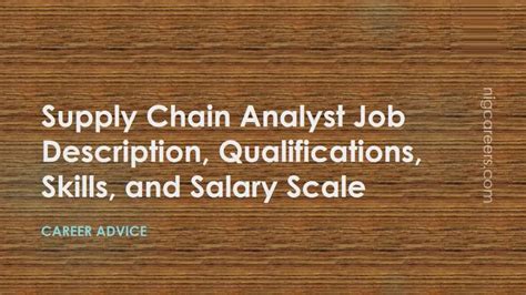 Supply Chain Analyst Salary: A Comprehensive Breakdown