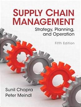 Supply Chain Management Chopra Meindl Solutions PDF