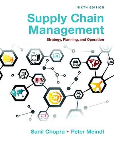 Supply Chain Management Solution Manual Sunil Chopra Epub