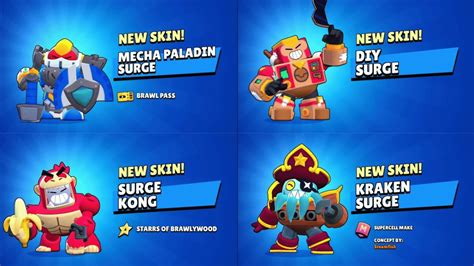 Surge Skin Tier List: Ranking Every Surge Skin in Brawl Stars