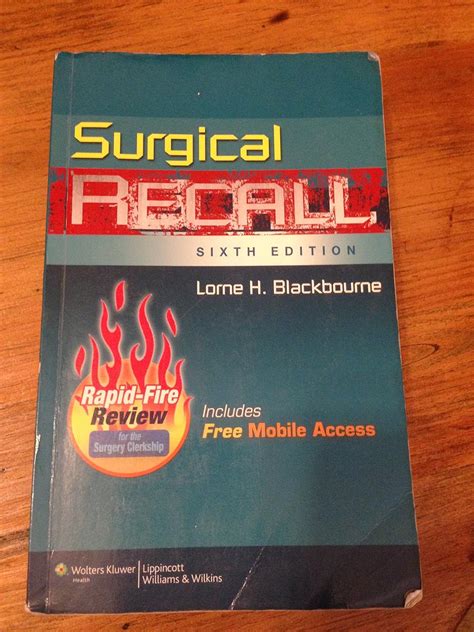 Surgical.Recall.6th.Edition Epub