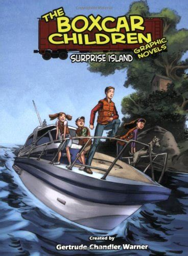 Surprise Island Spanish English set The Boxcar Children Graphic Novels Book 2