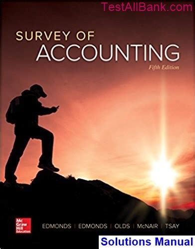 Survey Of Accounting 5th Edition Solutions Manual Epub