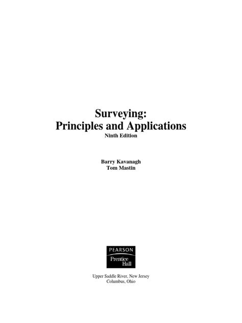 Surveying Principles And Applications 9th Edition Answers Reader