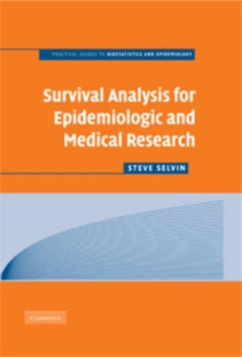 Survival Analysis for Epidemiologic and Medical Research Epub