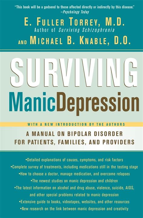 Surviving Manic Depression A Manual on Bipolar Disorder for Patients Doc