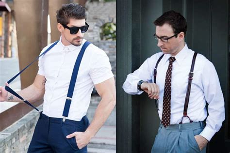 Suspenders on T-Shirt: A Style Statement