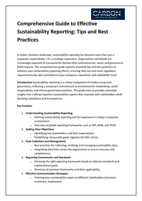 Sustainability Reporting: A Comprehensive Guide for Singaporean Businesses